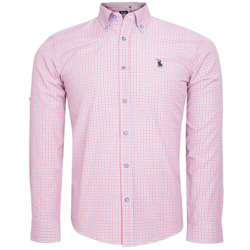 Dewberry G777 MEN&amp;#039;S SHIRT-RED-BLUE Slike