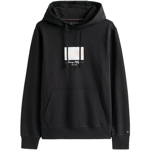 Tommy Hilfiger Puloverji ITHACA FLAG HOODIE MW0MW39377 Črna Slike