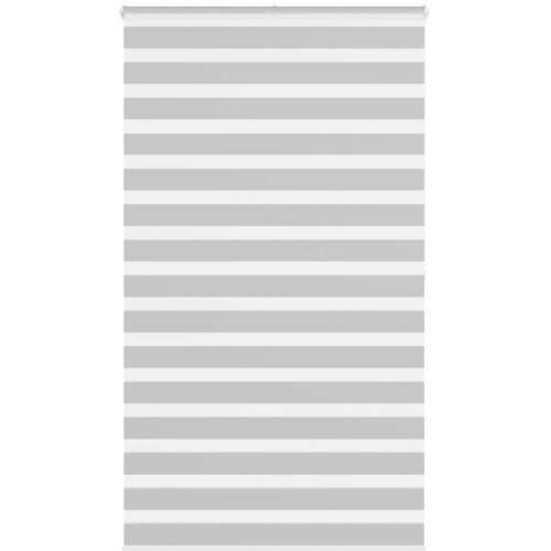 vidaXL zebra senčilo svetlo sivo 120x200 cm tkanina širina 115,9 cm Cene