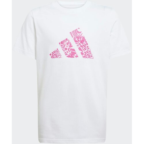 Adidas Majica za devojčice jg animal logo GG, Bela Cene