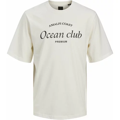 Jack & Jones Majica 'OCEAN CLUB' crna / bijela