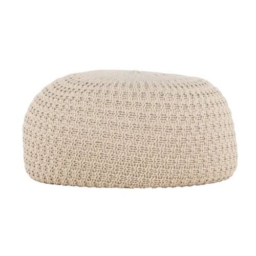 Venture Home okrugli puf Sam ⌀45 cm, bež Slike