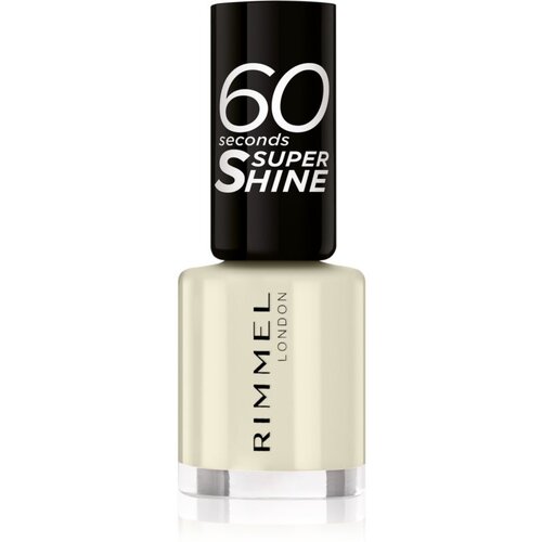 Rimmel London 60 Seconds Super Shine hitro su&amp;scaron;ljiv lak za nohte 8 ml odtenek 730 Silver Bullet Slike