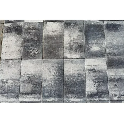 Semmelrock Vrtna ploča Elegant (D x Š x V: 60 x 30 x 3,8 cm, Crno bijela prošarana)