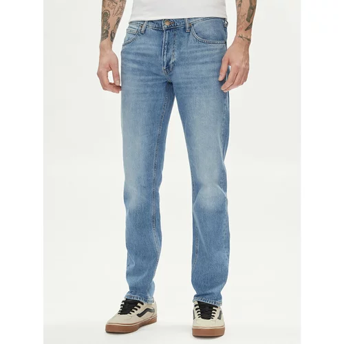Lee Jeans hlače Daren 112349214 Modra Straight Fit