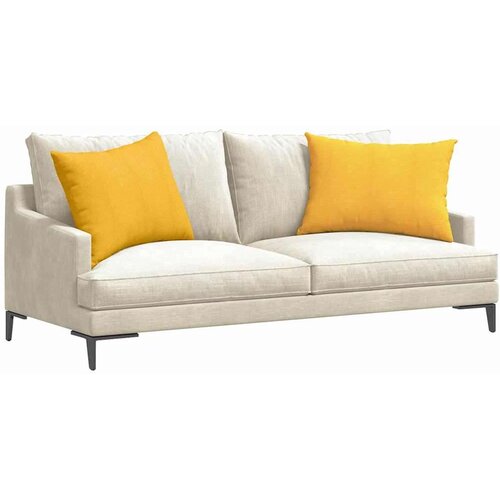  Jastučići za sofu 2 pcs Svijetlo žuta 70 x 50 cm Slike