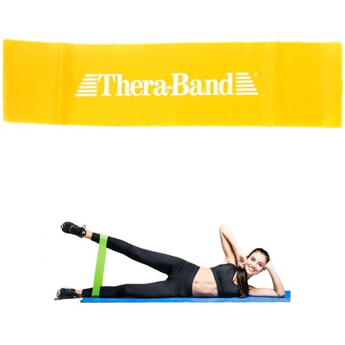 Thera-band elastična traka za vežbanje Loops, 7.6x20cm, Žuta Slike