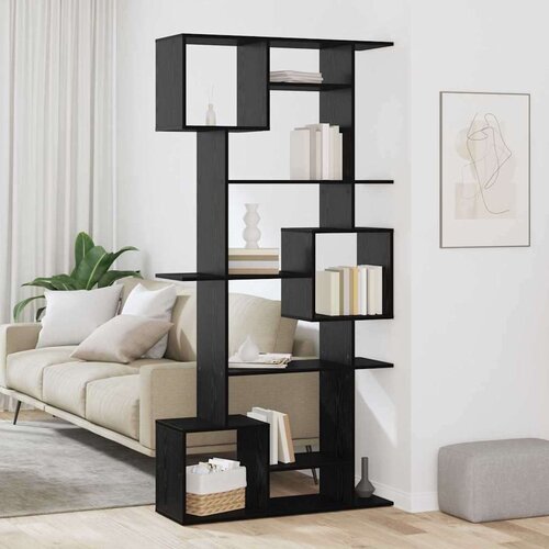 vidaXL Ormarić za knjige Crni hrast 92 x 29 x 188 cm Konstruirano drvo Cijene