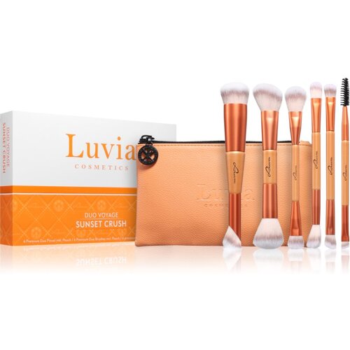 Luvia Cosmetics Duo Voyage set kistova u torbici Sunset Crush 7 kom Cijene