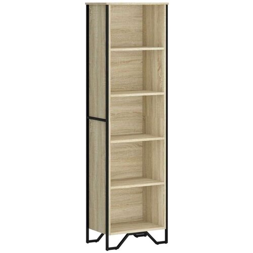 vidaXL Knjižna omara sonoma hrast 50x31x169 cm inženirski les Cene