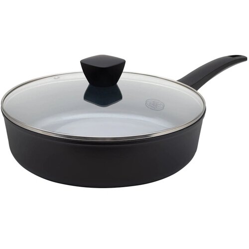  BE Living Duboka tava s poklopcem Delight Black 28 cm Slike