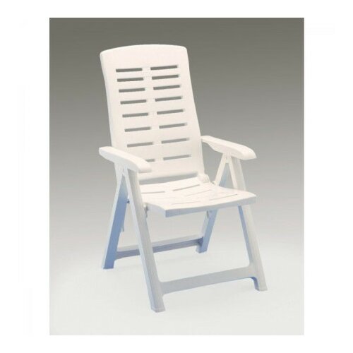 Green Bay bastenska stolica plasticna yuma - bela ( 029089 ) Slike