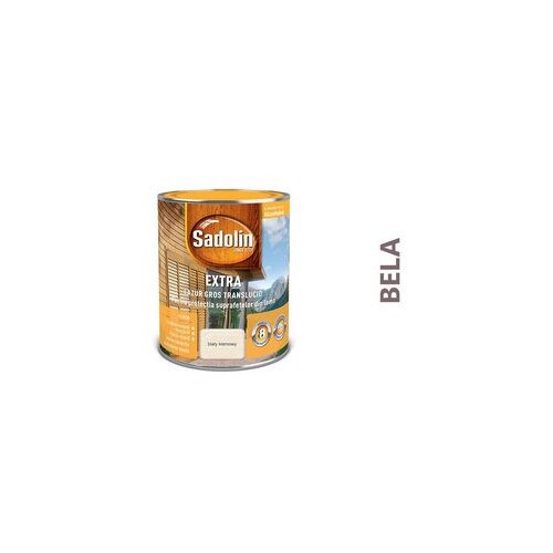  sadolin extra sa voskom 0.75l bela Cene