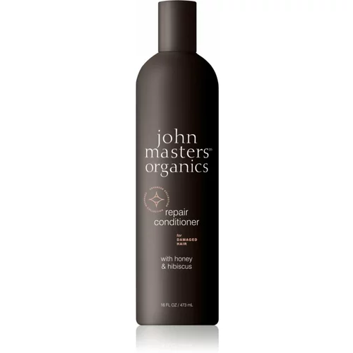 John Masters Organics Honey & Hibiscus Conditioner obnovitveni balzam za poškodovane lase 473 ml