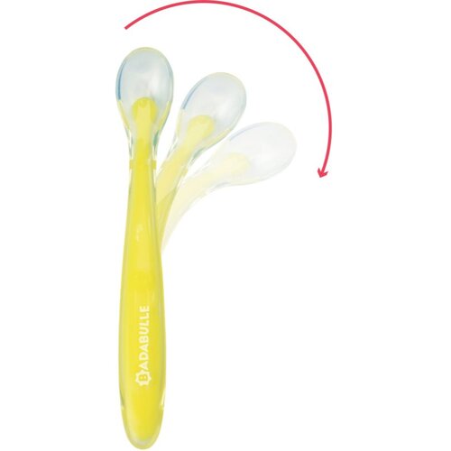 Badabulle Silicone Spoons žlička 3 m+ 2 kos Slike