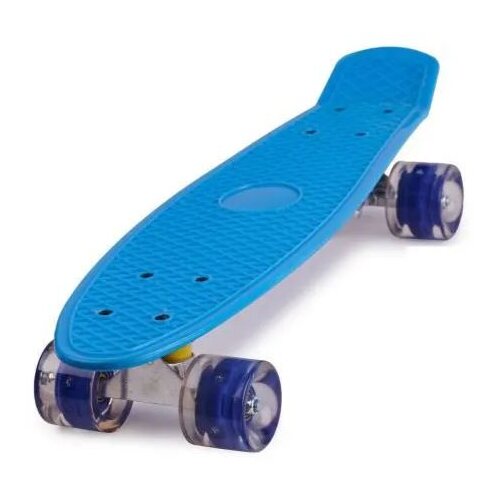 Skateboard s LED kotačima Frisbee - plavi Cijene