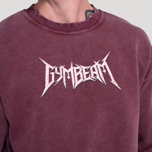 GymBeam Spike Sweatshirt Burgundy S Slike