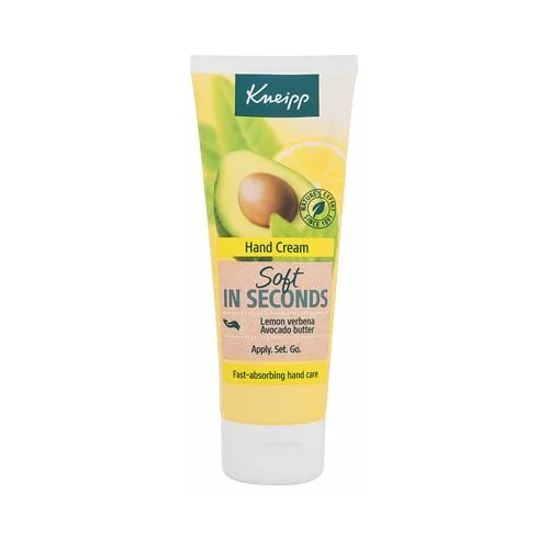 Kneipp hand cream soft in seconds lemon verbena & apricots hidratantna krema za ruke 75 ml