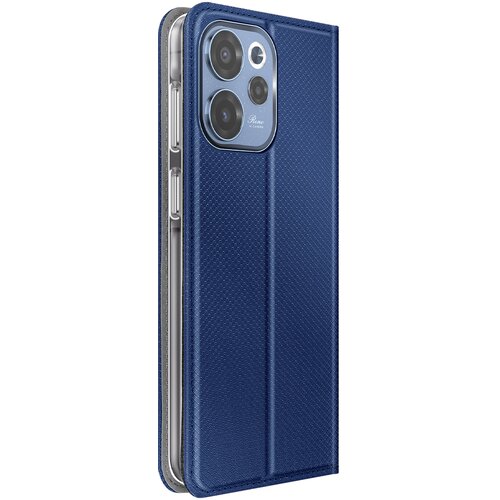 AVIZAR Etui Oppo Reno 15F / 15 FS rebrastim učinkom, prostorom kartice in stojala, Nočno modra, (5000274002) Cene