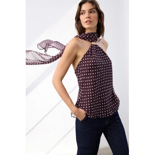 TRENDYOLMILLA ženska bluza Tpraw26Bz00050, bordo Cene