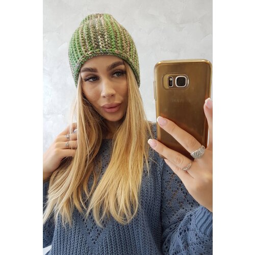 Kesi Beanie with fleece Zoja K306 green neon Slike