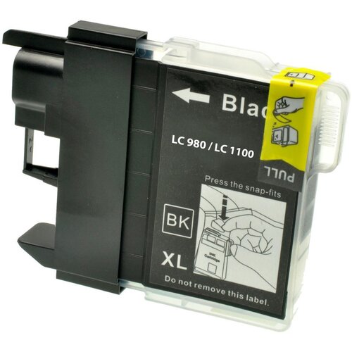 All4Printing Brother LC980BK , LC985BK , LC1100BK , kompatibilna črna kartu&amp;scaron;a - 30,5ml Slike