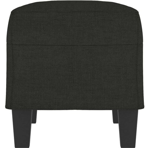  Klupa crna 70x35x41 cm od tkanine - Crna 70 x 35 x 41 cm Slike