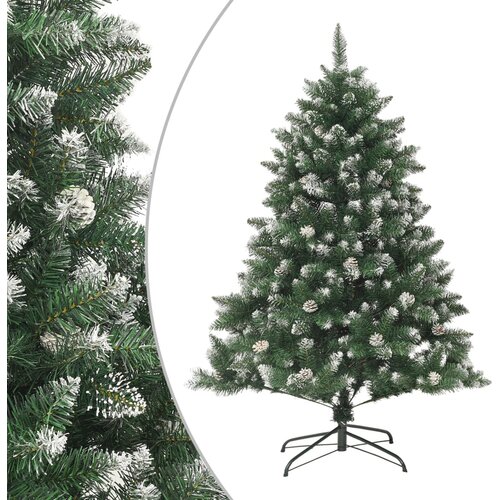 vidaXL Umetna novoletna jelka s stojalom 150 cm PVC Cene