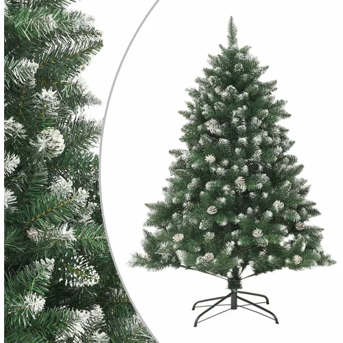vidaXL umjetno božićno drvce sa stalkom 150 cm pvc