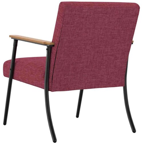 VidaXL fotelja Vinska crvena 59 x 75 x 78 cm tkanina Slike