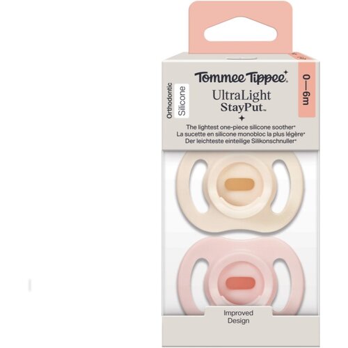 Tommee Tippee Ultra Light Stay Put 0-6 m duda Girl 2 kom Slike