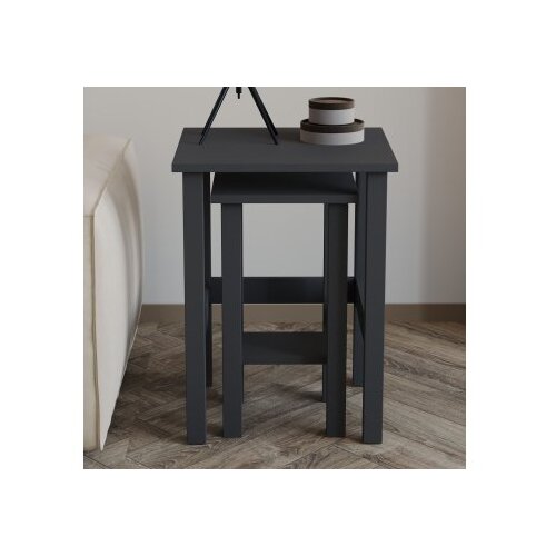 Hanah home Set stočića Gina 2 Anthracite Cene