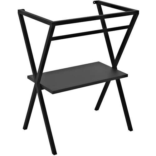 Sapho Črno stojalo za pod umivalnik 56,5x72 cm Ferro – Cene