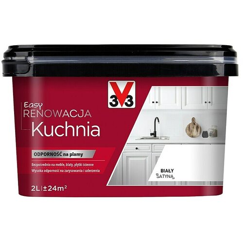 V33 Obnovitvena barva Renovation Perfection (Bela, 2 l, Ustrezno za: Kuhinje) Cene