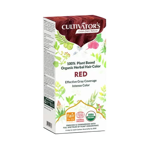 CULTIVATOR'S Organic Herbal Hair Color - Red