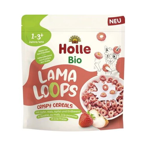 Holle Bio Crispy Cereals Lama Loops Cene