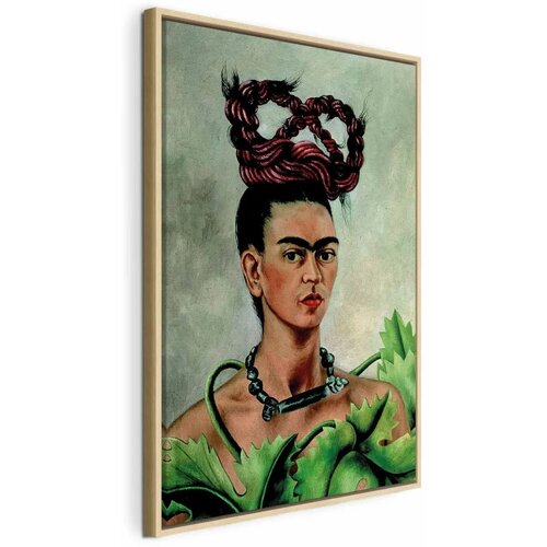  Slika - Frida Kahlo – Self-Portrait with Braid 60x90 U prirodnom drvenom okviru Cene