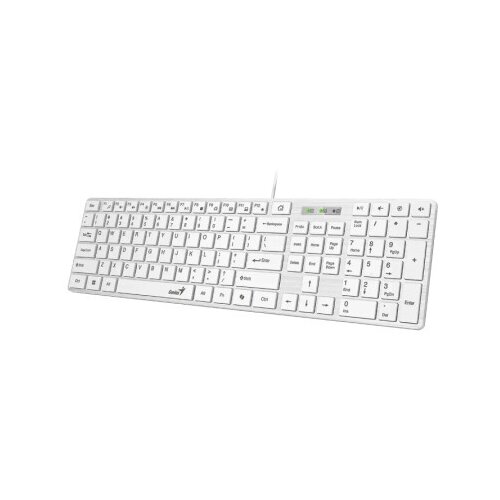 Genius SlimStar 126 USB US bela tastatura Cene
