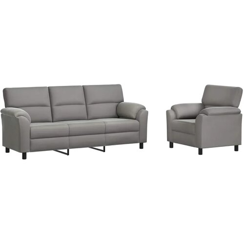  Set sofe 2 pcs Svjetlosiva Bar&amp;scaron;un - Svjetlosiva 1 sjedalo + trosjed Slike