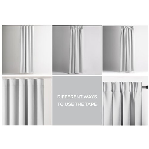 Restilo Bela zatemnitvena izolacijska zavesa 140x270 cm Pleat &amp;ndash; Slike