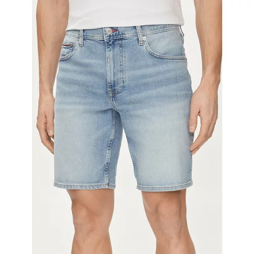 Tommy Hilfiger Jeans kratke hlače Brooklyn MW0MW35178 Modra Straight Fit