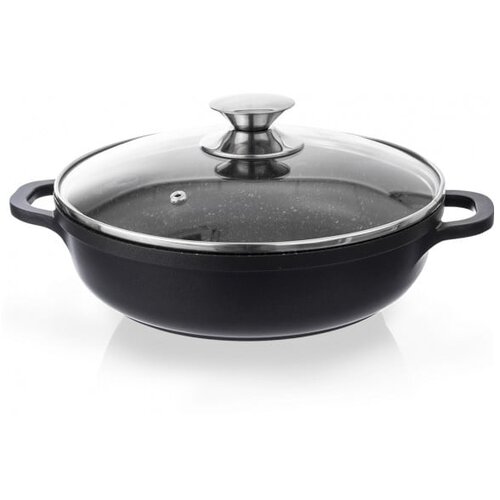 Orion kastrol s nepřilnavým povrchem Pfluon Granit se skleněnou poklicí Grande, ⌀ 24 cm Cijene