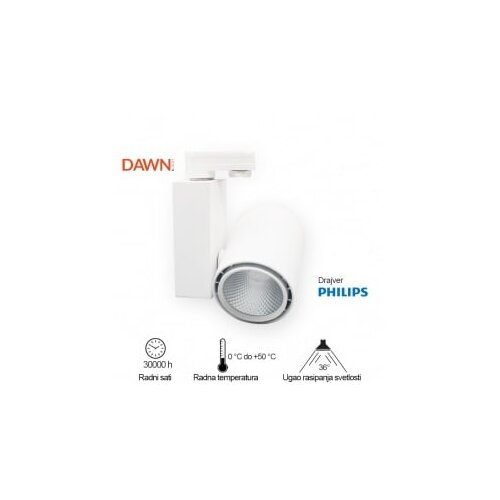 Dawn led reflektor &amp;scaron;inski 338201-3 40W 4000K beli Slike