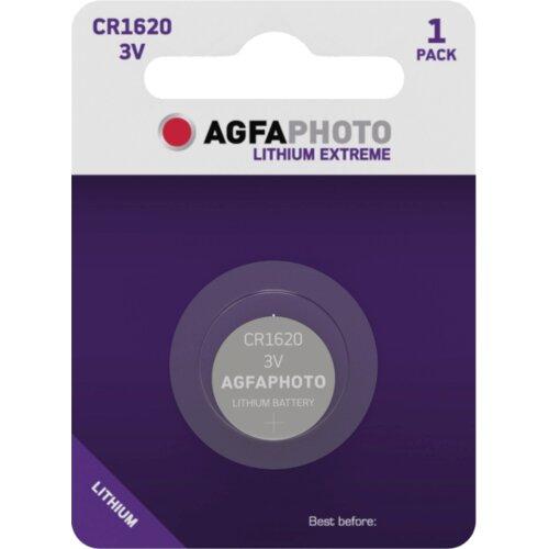 Agfa Baterija litijska CR1620, 3V dugmasta, blister pak. 1 kom. – APCR1620 B1 Cene