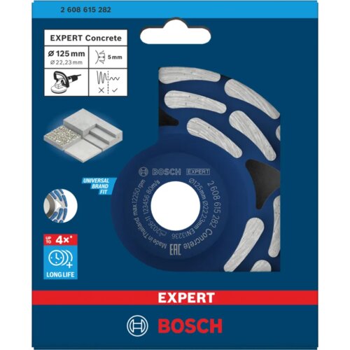 Bosch expert concrete dijamantska glava za bru&amp;scaron;enje 125&amp;times;22,23&amp;times;5 mm 2608615282 Slike