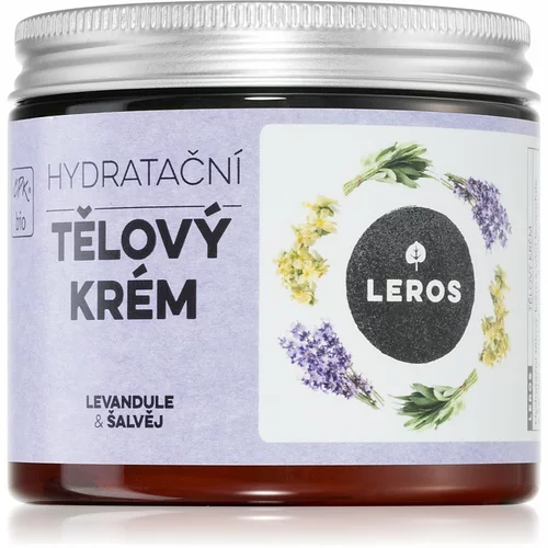 Leros Body cream lavender & sage vlažilna krema za telo 200 ml