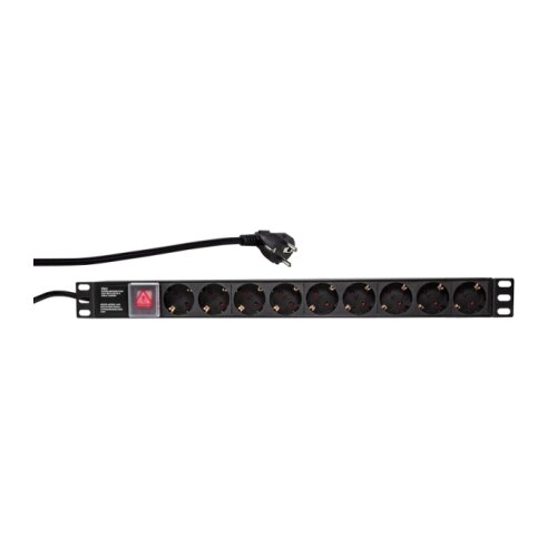 A4N Produzni kabl sa zastitom 9 uticnica 16A, PDU 1U, aluminium sa zastitom, 2m (3) Cene