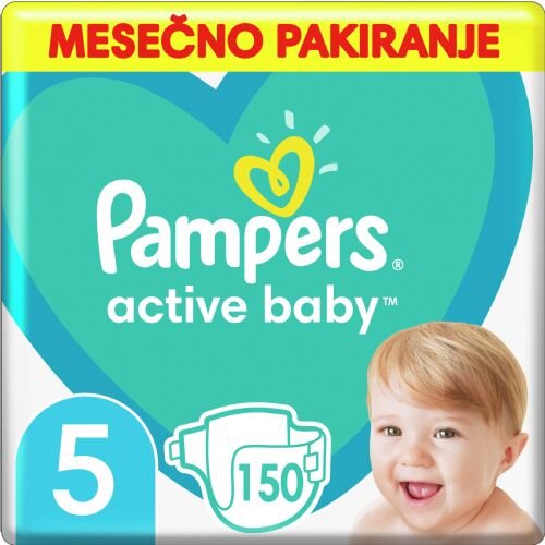 Pampers Active Baby - Mjesečno Pakiranje Pelena Slike