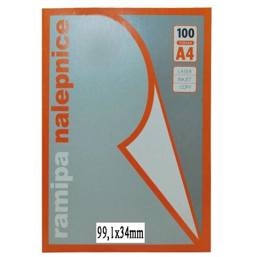 Ramipa Samolepljive etikete, A4, 99.x34mm Cene