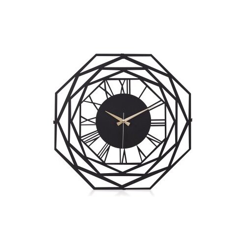 WALLXPERT dekorativni metalni zidni sat repido new black Cene